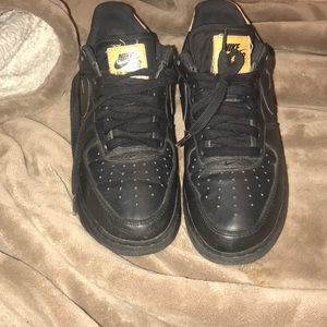 Black Air Force 1s
